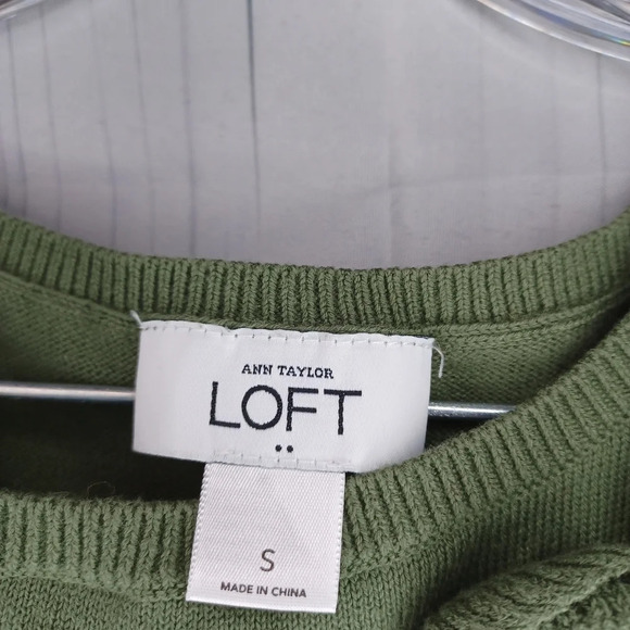 Loft outlet 100% cotton sleeveless knit top - Picture 4 of 6